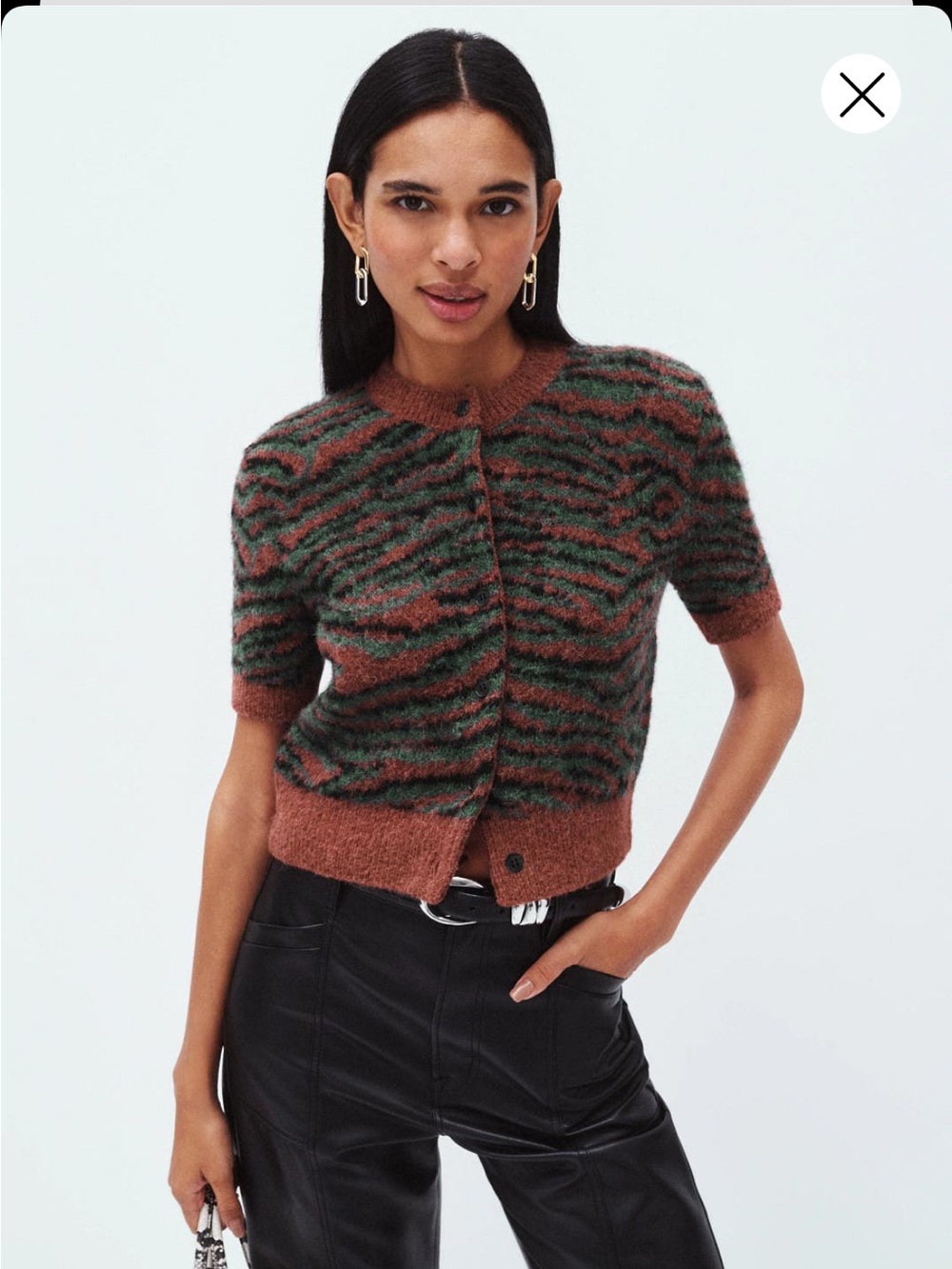 Phillip Lim Tiger Print Sweater